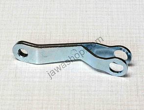 Brake arm lever - rear, zinc (Jawa 50 Pionyr 550) / 