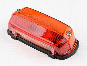 Tail lamp complete - orange / red (CZ, Scooter, PAV 40) / 
