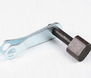 Brake arm lever 90mm with cam - zinc (Jawa CZ 125 175 250 350 Panelka) / 