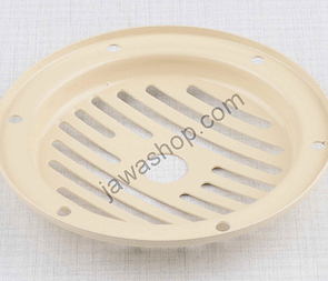 Electric horn cover d107mm - beige (Jawa CZ 125 175 250 350 Kyvacka) / 