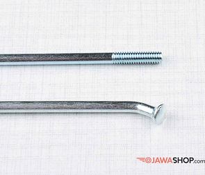 19" Spoke with nipple set M4-158mm - zinc (Jawa Sport) / 