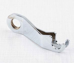Brake arm lever - front, chrome (Jawa Perak FJ) / 
