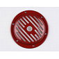 Electric horn cover d107mm -red (Jawa CZ 125 175 250 350 Kyvacka) / 