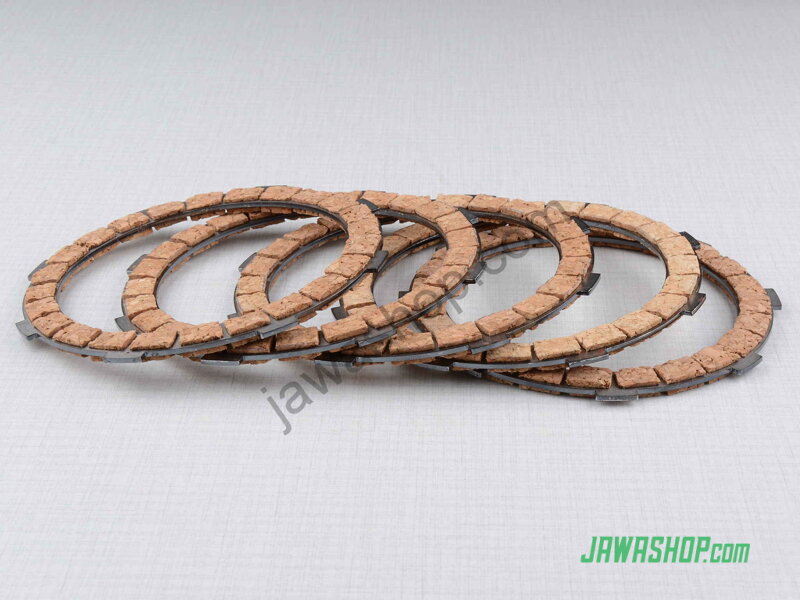 Clutch plate set cork (Jawa 90)