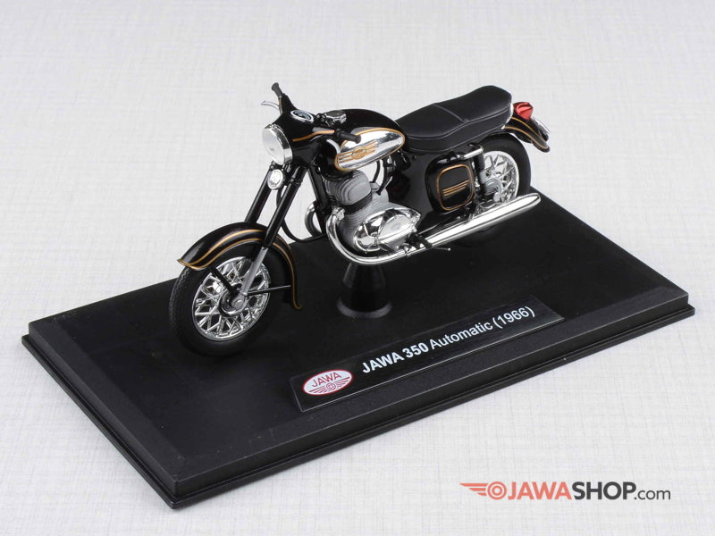 118 Scale Model Jawa 350 Automatic 1966 Black