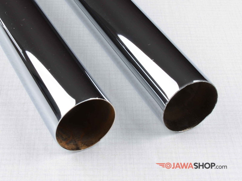 Details about   NEW EXHAUST PIPES PAIR --- JAWA 350/362 CALIFORNIAN CHROME ORIG.