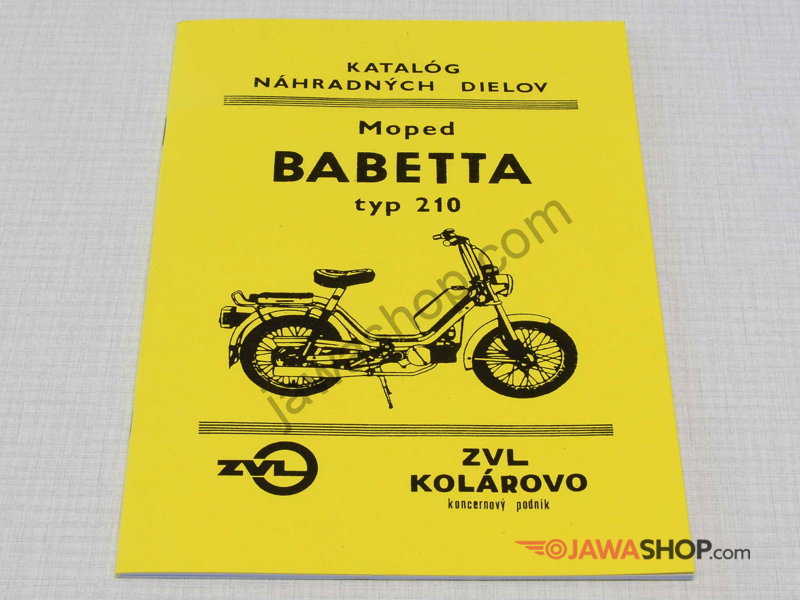 Spare Parts Catalog A5 Sk Babetta 210