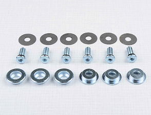 Brake floating disk bolt and washer set (Jawa 350 639 640) / 