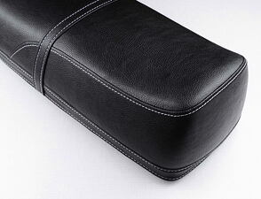 Seat - black with white stitching (Jawa 350 634) / 