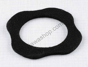 Felt pad of fuel tank filler cap - black (CZ, Babetta) / 