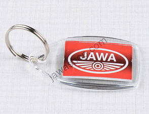 Key ring Jawa logo plastic / 