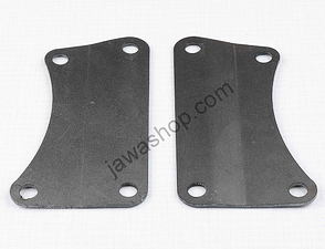 Engine bracket set - bent (Jawa 250 350 Panelka) / 