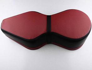 Seat guitar - red / black side (Jawa CZ 125 175 250 350 Kyvacka) / 