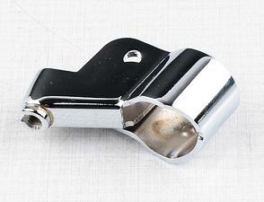 Lever bracket with thread - right, chrome (Jawa 50 Pionyr Babetta) / 