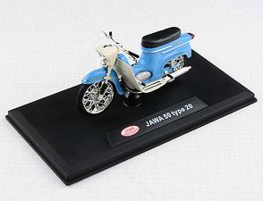 1:18 scale model Jawa 50 Pionyr type 20 - BLUE / 