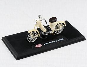 1:18 scale model Jawa 50 Pionyr (1950) type 550 - LIGHT IVORY / 