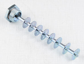 Nut of front fork tube with screen (Jawa 250 350 Panelka) / 