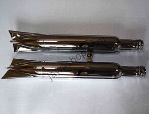 Exhaust silencer set (Jawa Perak) / Exhaust silencer set (Jawa Perak) /