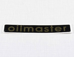 Sticker Oilmaster 120x20mm (3D) (Jawa) / 