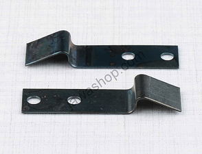 Bracket of carburetor cover - set (Jawa Perak 250) / 