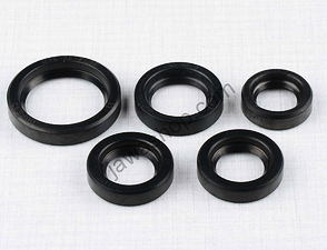 Sealing ring of engine - set, 5pcs (Jawa 50 Babetta 207) / 