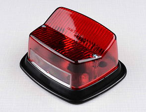 Tail lamp with plastic pad - complete (Jawa 634, CZ 477) / 