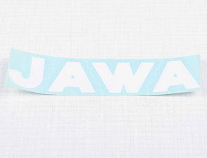 Sticker Jawa 120x28mm - white (Jawa) / 