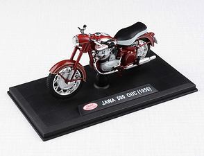 1:18 scale model Jawa 500 OHC (1956) - RED / 