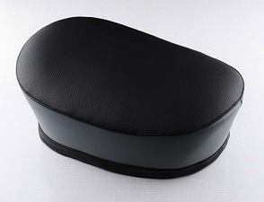 Seat black / grey (leatherette) (Jawa Pionyr 555) / 
