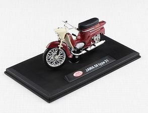 1:18 scale model Jawa 50 Pionyr type 21 - RED / 