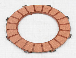 Clutch plate - ferodo (Jawa 250 350 Panelka) / 