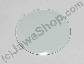Glass of speedometer 80mm  - convex (Jawa CZ 125 175 250 350) / 