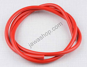 High voltage ignition cable - red 1m (Jawa CZ 125 175 250 350) / 