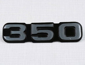Metal plate - logo 350 (Jawa 350 634) / 