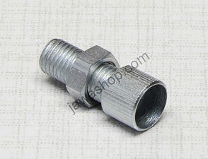 Bowden cable bolt with nut M6x16mm (Jawa 50 Simson) / 