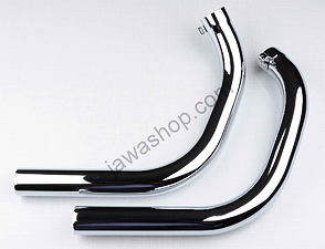 Exhaust pipe set (Jawa 250 350 Bizon) / 