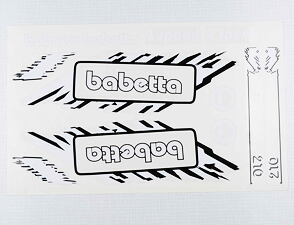 Sticker set Babetta - white (Jawa 50 Babetta 210) / 