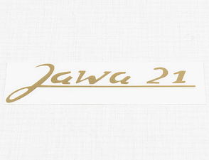 Sticker Jawa 21 110x32mm (Jawa 50 Pionyr 21) / 