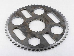 Rear chain wheel - 56t (CZ 125, 175, 250 Sport) / 