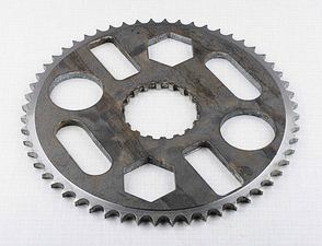 Rear chain wheel - 56t (CZ 125 175 250 Sport) / 