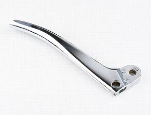 Brake lever R - chrome (Jawa 250 350 Perak, CZ 125 150 C) / 