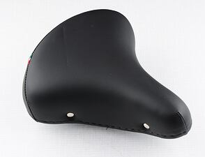 Seat black - black springs (Jawa 50 Babetta 207) / 