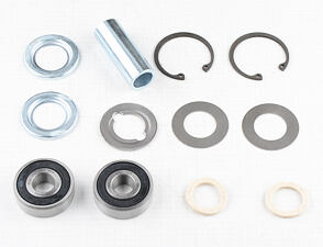 Wheel hub bearing set with spacer 56mm (Jawa 250 350 Kyvacka) / 