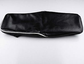 Seat cover black with white line (Jawa 350 634) / 