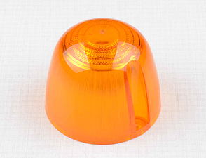 Blinker glass - round, orange (Jawa 634, CZ, Velorex) / 