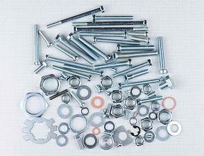 Engine bolt & nut pack (Jawa CZ 250 350 634) / 