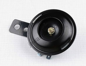 Electric horn 12V black (Jawa CZ 125 175 250 350) / 