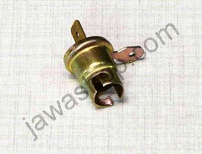 Bulb socket BA9S dual connector (Jawa CZ 125 175 250 350) / 
