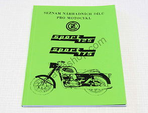 Spare parts catalog - A5, CZ (CZ 125, 175 Sport / 476, 477) / 