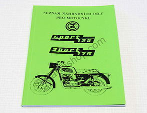 Spare parts catalog - A5, CZ (CZ 125 175 Sport 476 477) / 